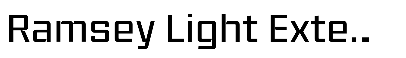Ramsey Light Extended